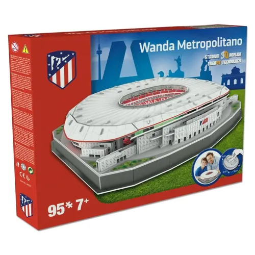 Atletico Madrid Wanda Metropolitano 3D Stadium Puzzle