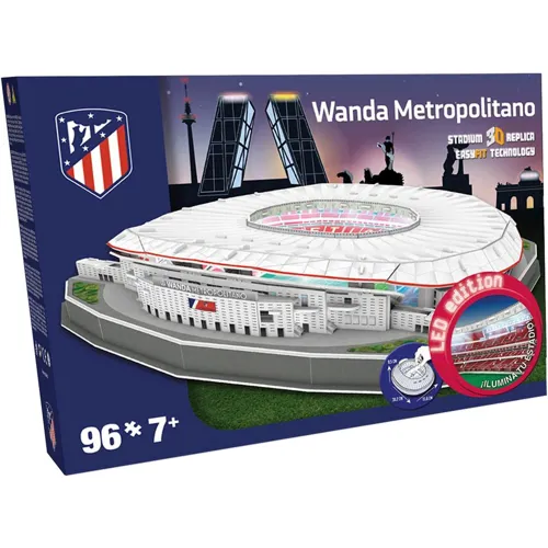 Atletico Madrid Wanda Metropolitano 3D Stadionpuzzle (LED)